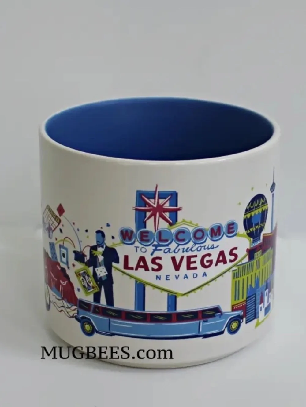 Starbucks Discovery Series Las Vegas Ceramic Coffee Tea Cup Mug 14 oz
